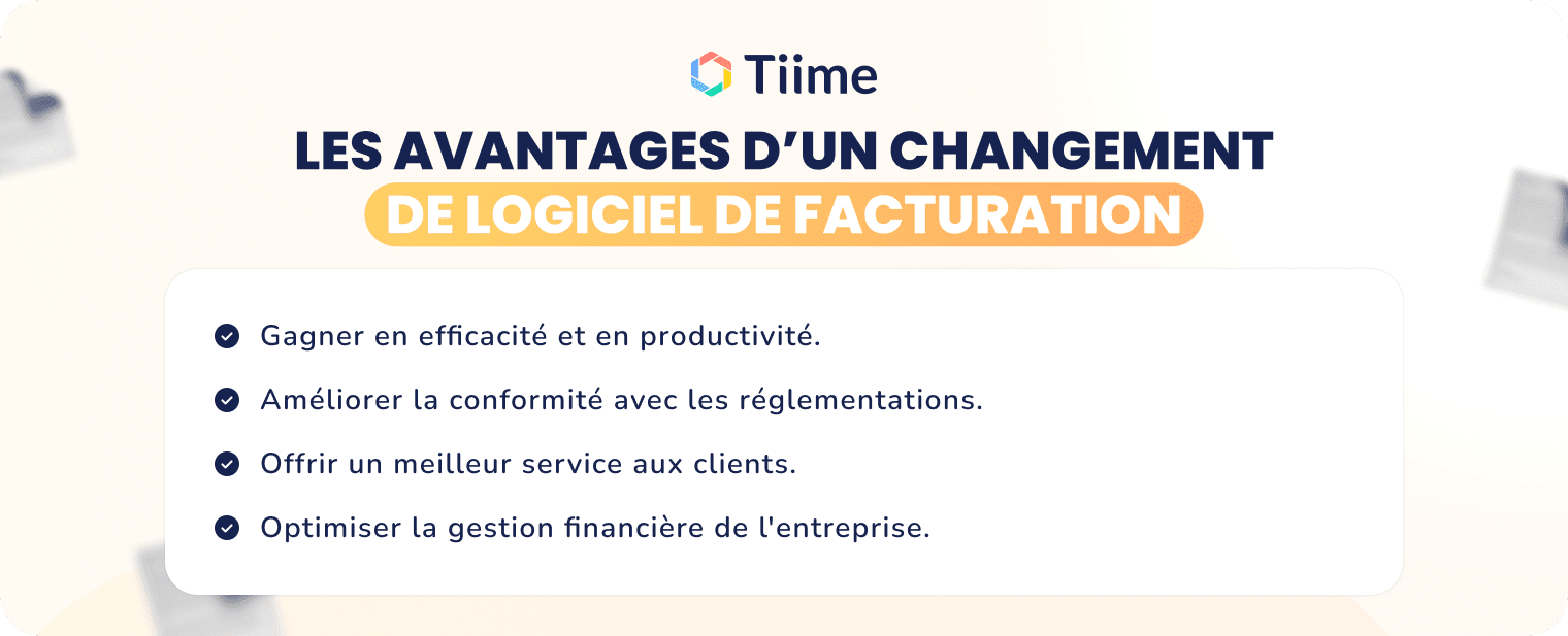 Les avantages dun changement de logiciel de facturation