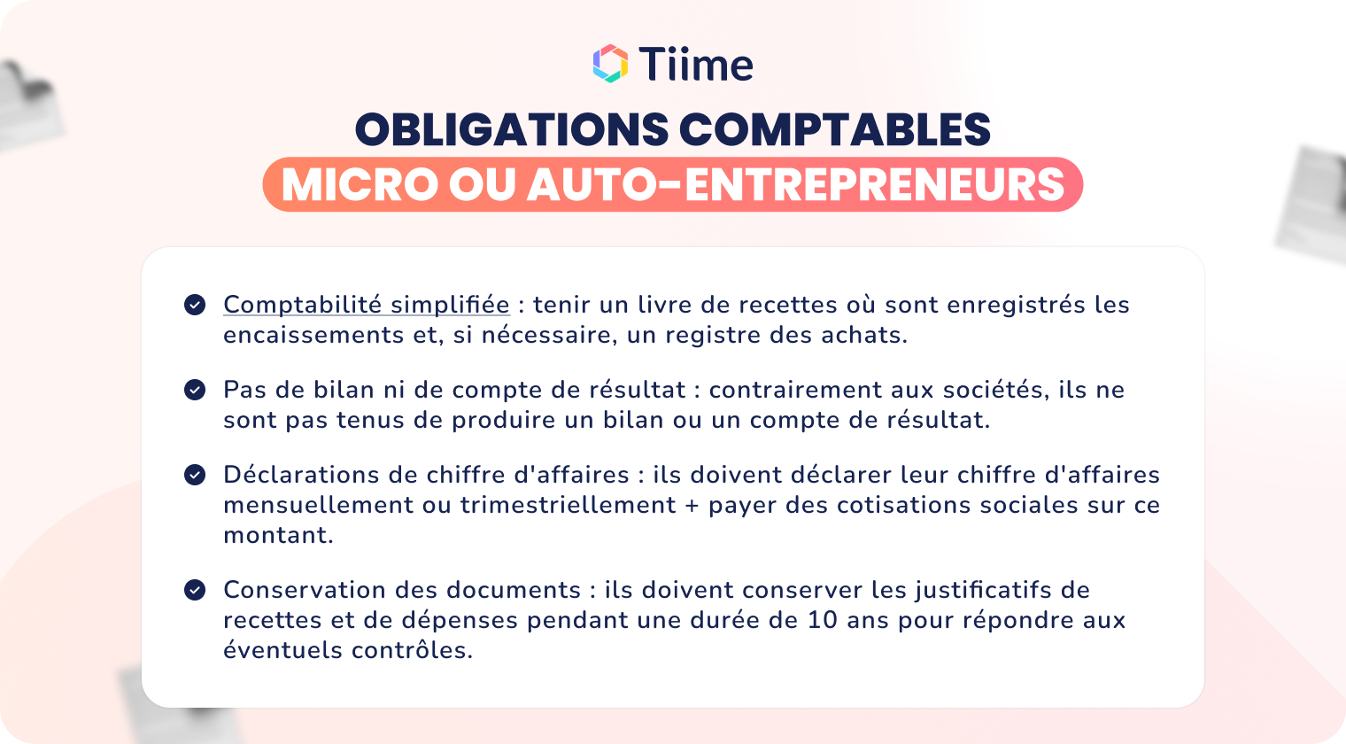 Obligations comptables micro ou auto-entrepreuneurs