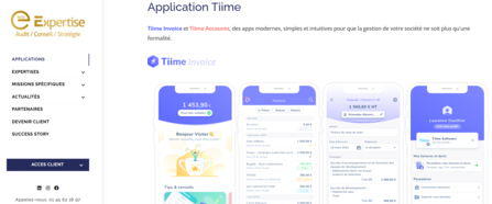 Screen outil E-nov Expertise