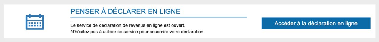 Accéder à votre déclaration en ligne